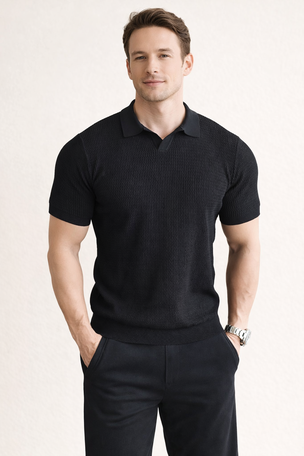 Polo para hombre ajuste slim - Yinx
