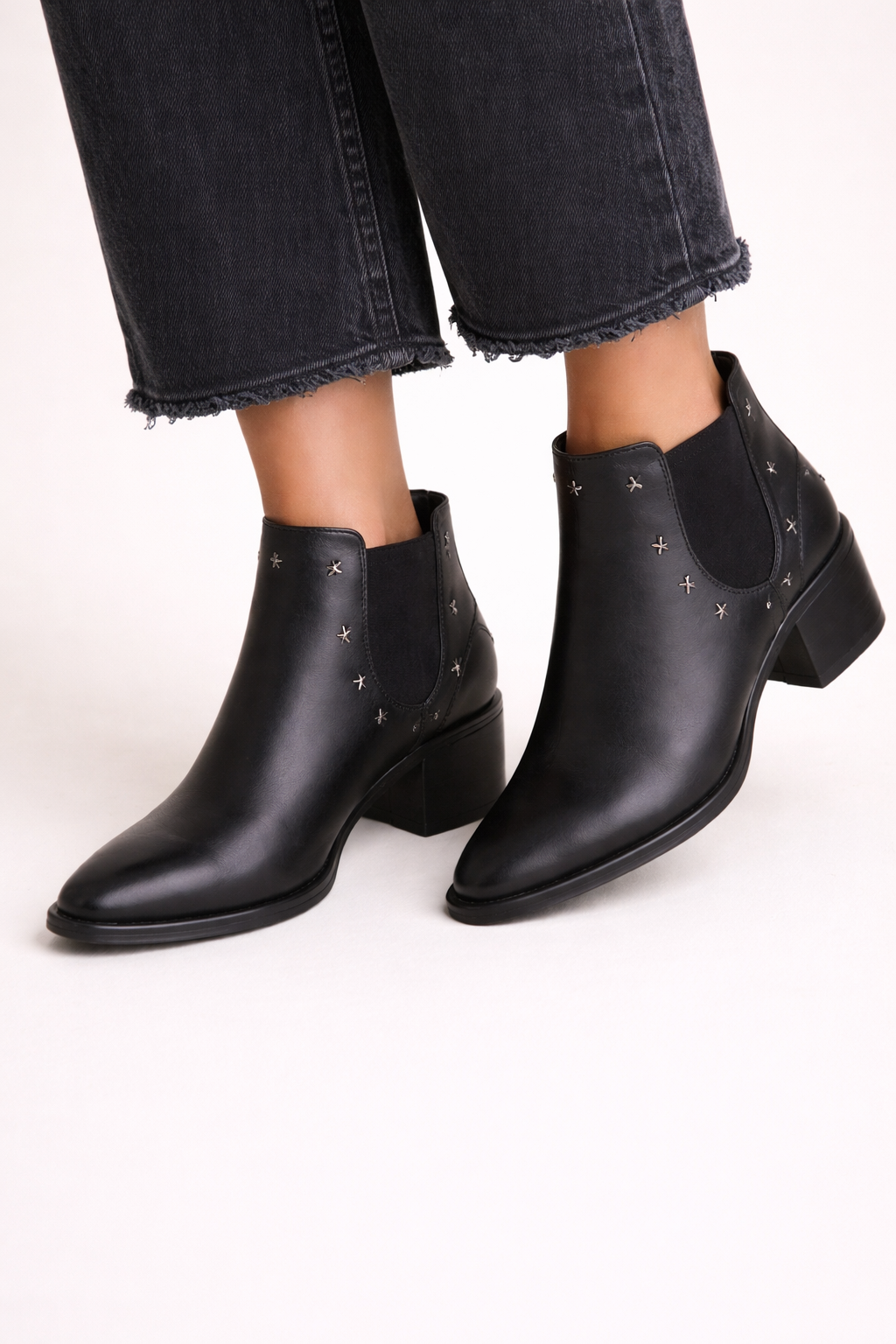 Botines mujer tacón medio estilo Chelsea - Greta