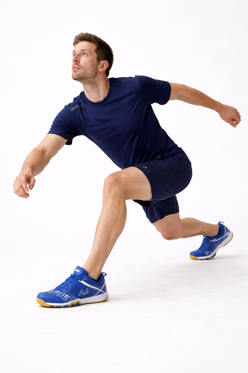 Zapatillas de bádminton con suela de agarre para hombre - Heiner