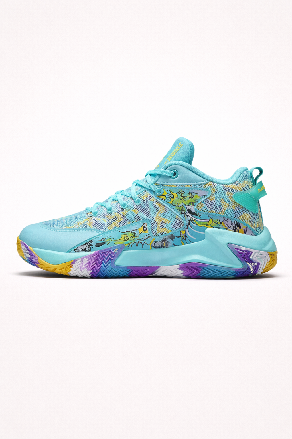 Zapatillas de baloncesto de caña baja deportivas para hombre - Volker