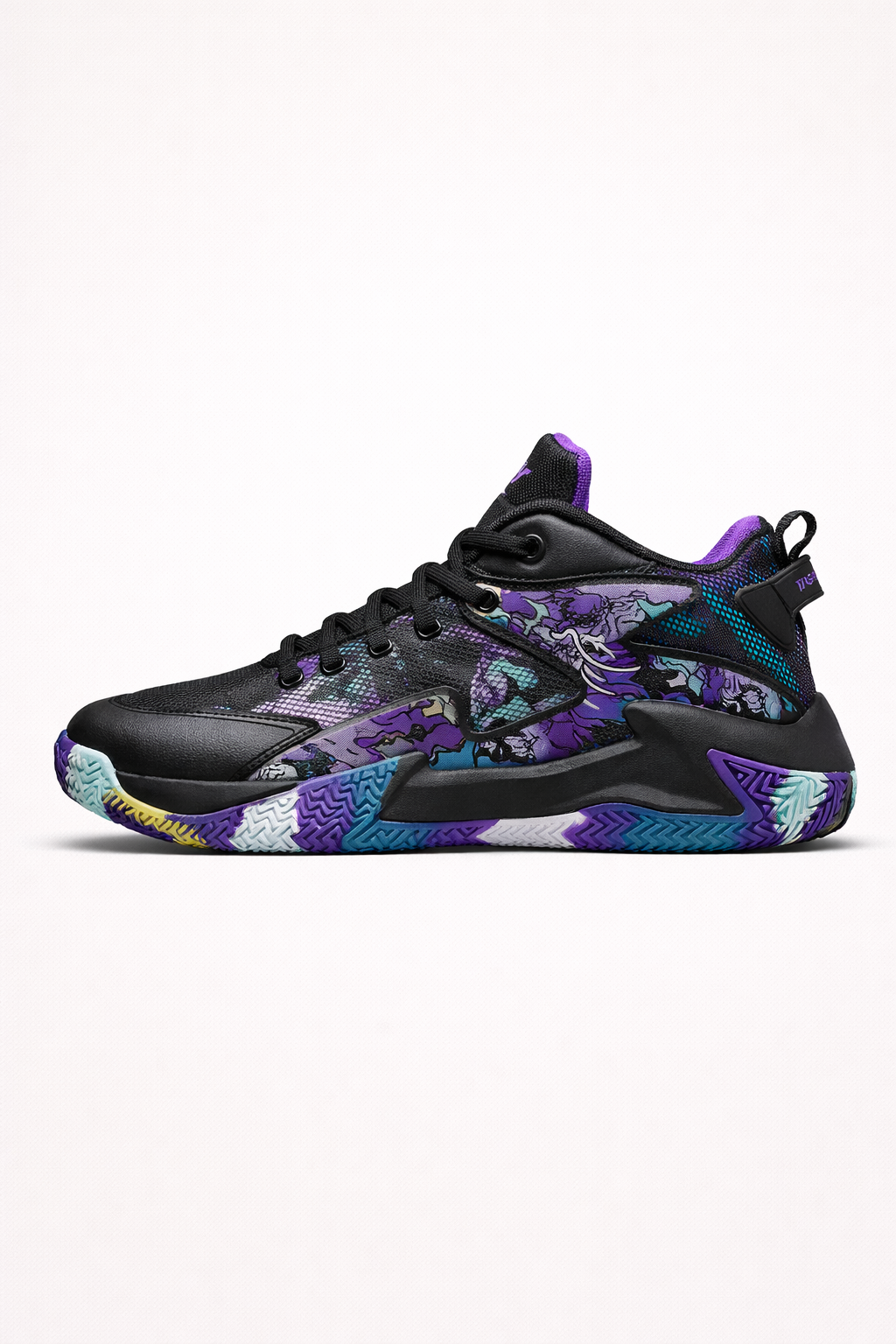 Zapatillas de baloncesto de caña baja deportivas para hombre - Volker
