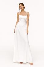 Vestido largo de tirantes elegante para mujer - Annelie