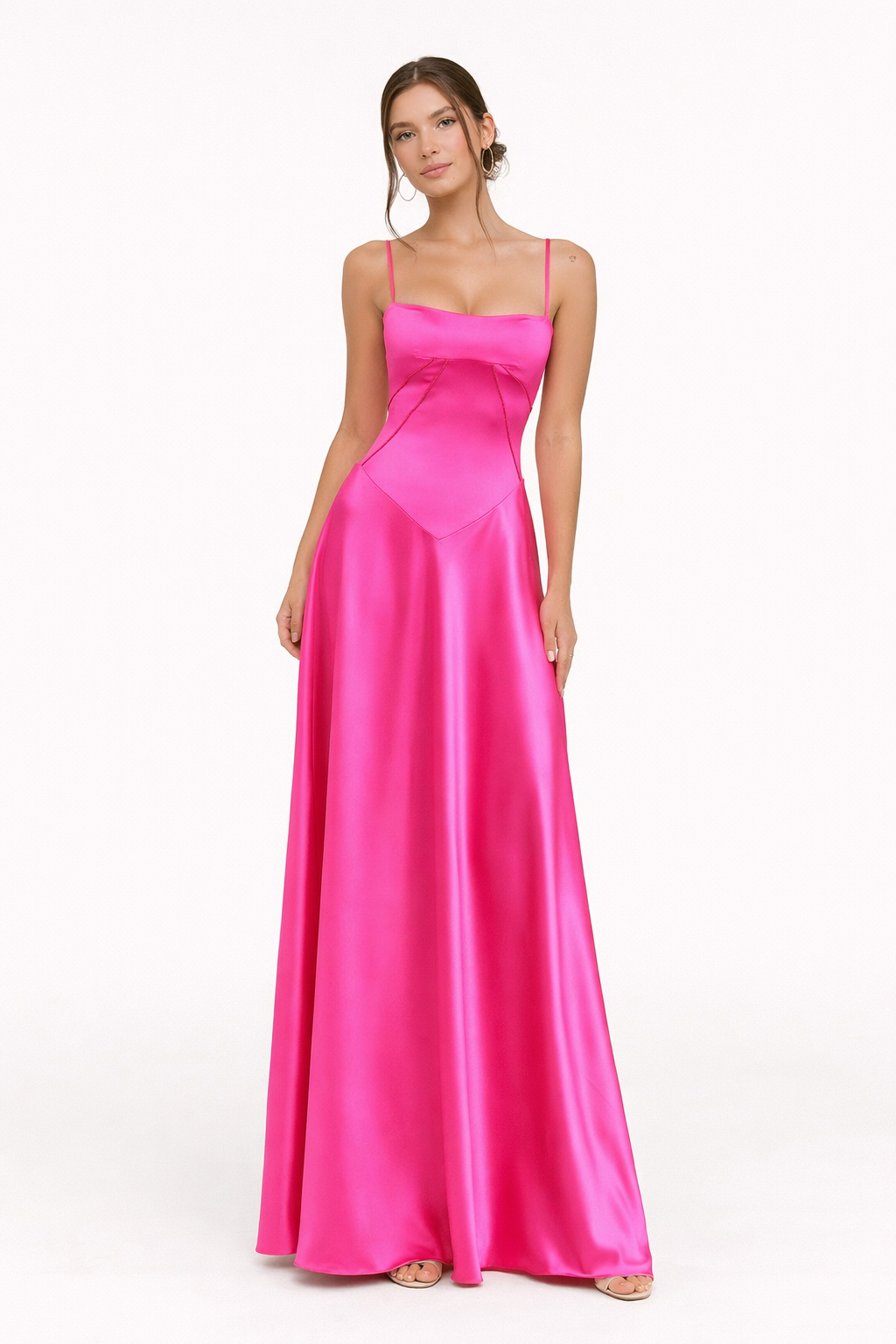 Vestido largo de tirantes elegante para mujer - Annelie