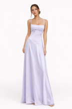 Vestido largo de tirantes elegante para mujer - Annelie
