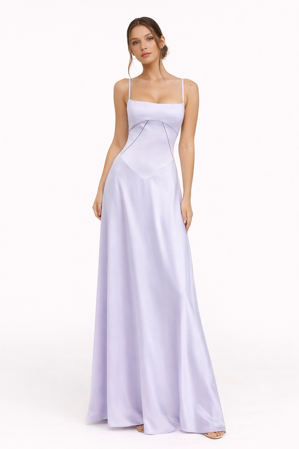 Vestido largo de tirantes elegante para mujer - Annelie