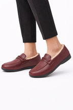 Mocasines de mujer con forro interior térmico y diseño clásico - Selka