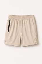 Short deportivo hombre cintura elástica bolsillo con cierre – Gaspar