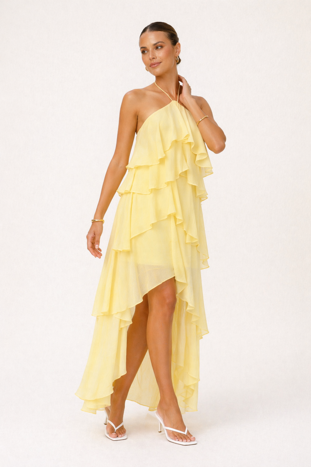 Vestido largo halter mujer fiesta elegante verano - Kimberly