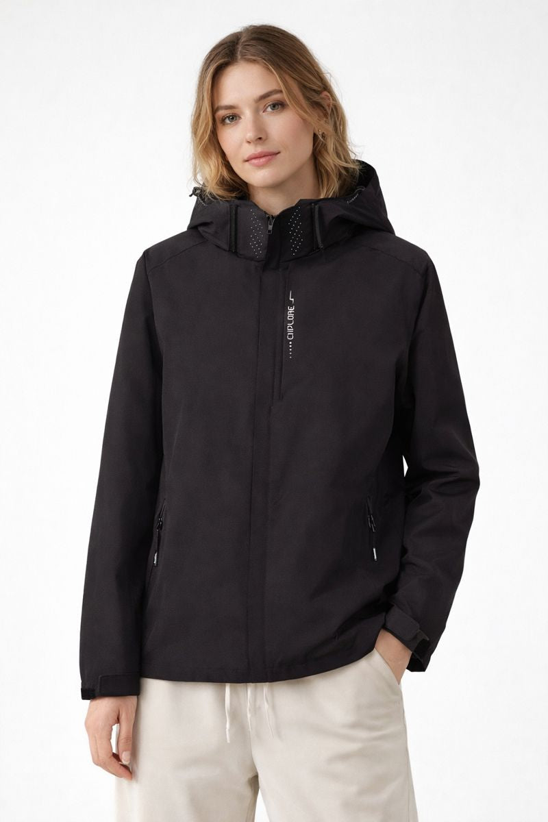 Chaqueta deportiva ligera para mujer con capucha - Alodie