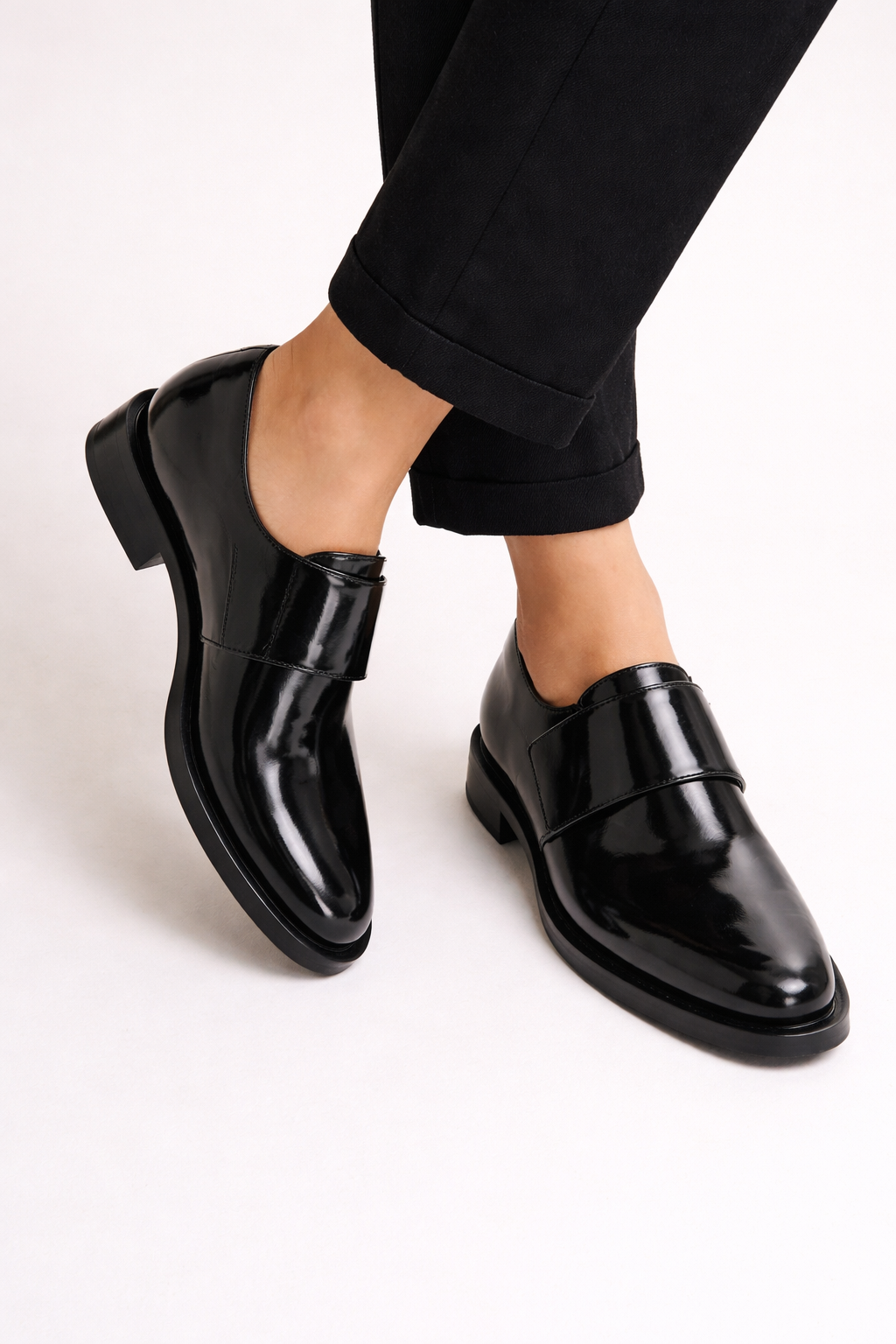 Mocasines mujer efecto charol diseño elegante - Sabine