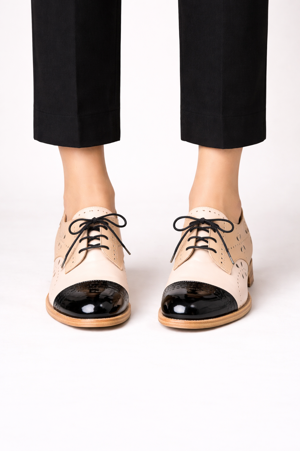 Zapatos mujer tipo oxford con cordones diseño elegante - Désirée