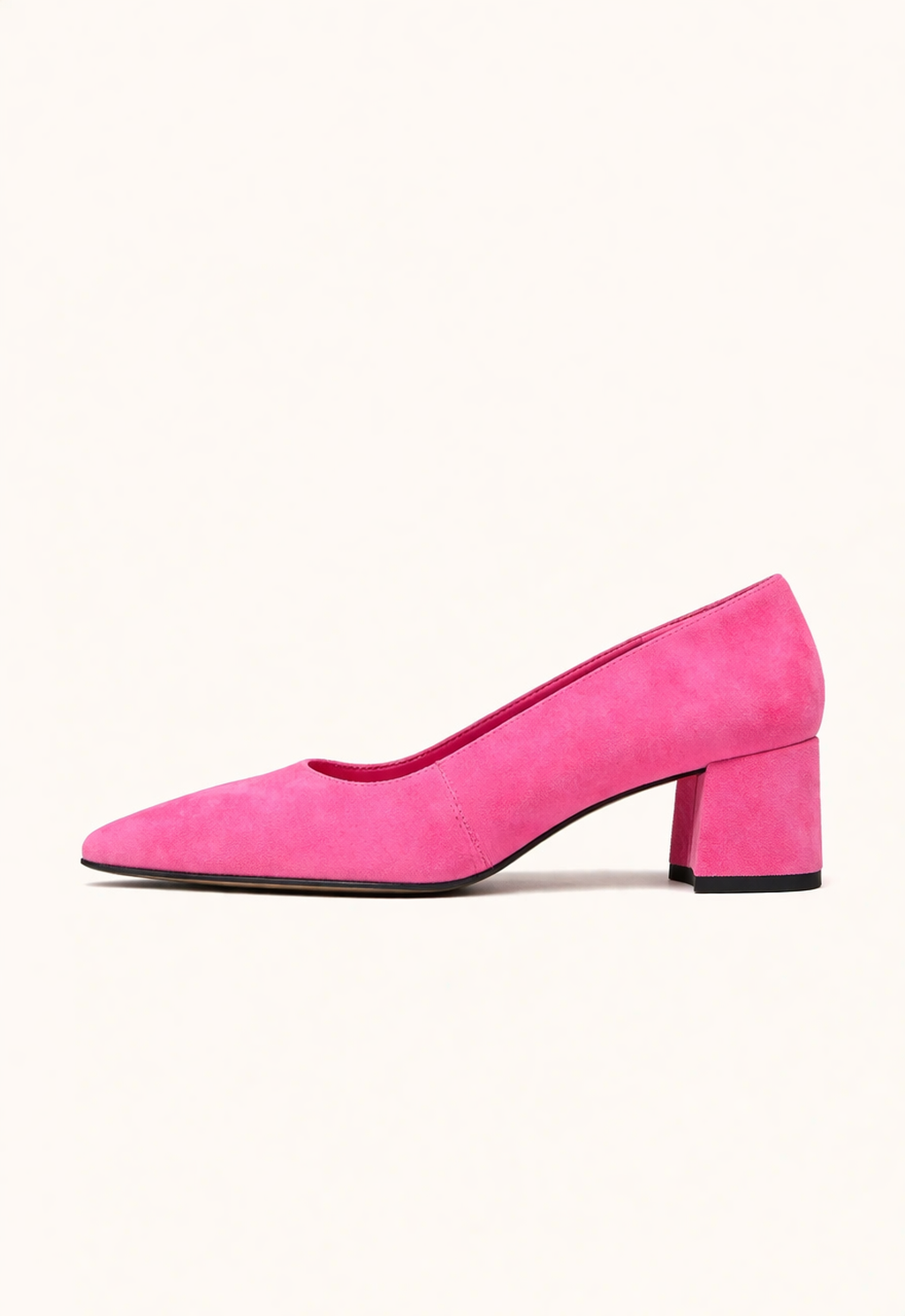 Zapatos mujer tacon medio ancho punta fina cerrados - Virela