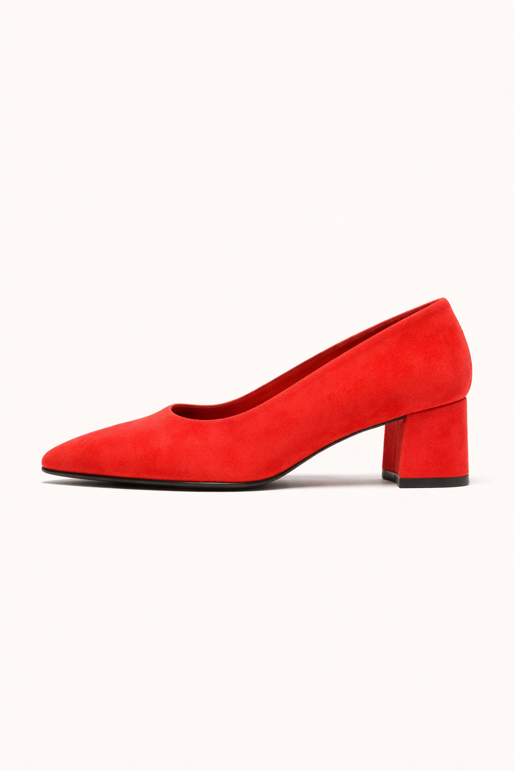 Zapatos mujer tacon medio ancho punta fina cerrados - Virela