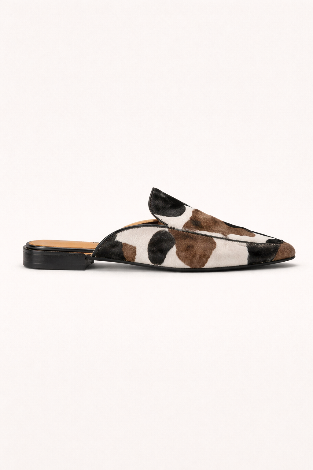 Zapatos mujer tipo mule punta cerrada con estampado - Bria