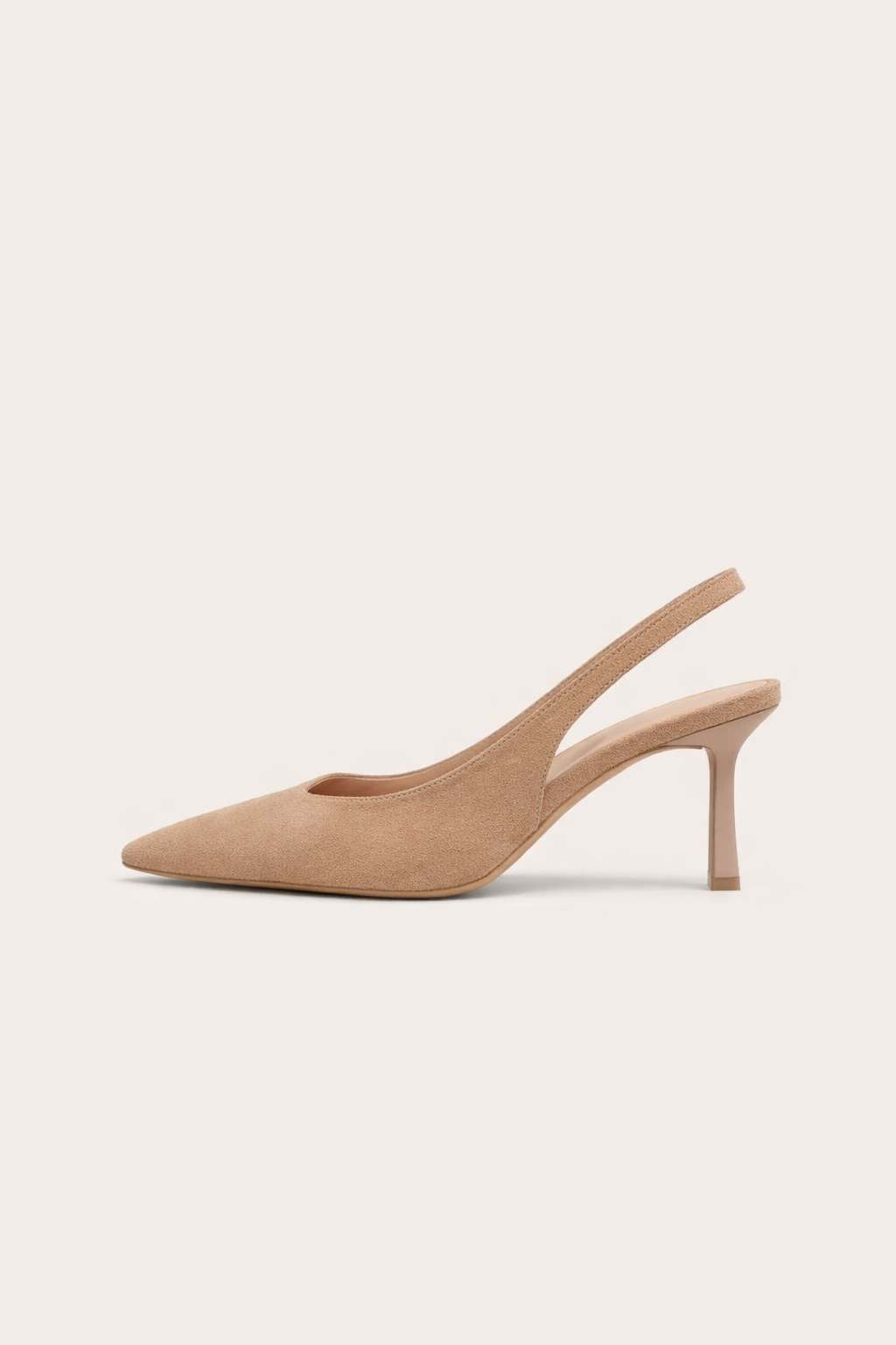 Zapatos mujer slingback punta cerrada tacón fino - Elira