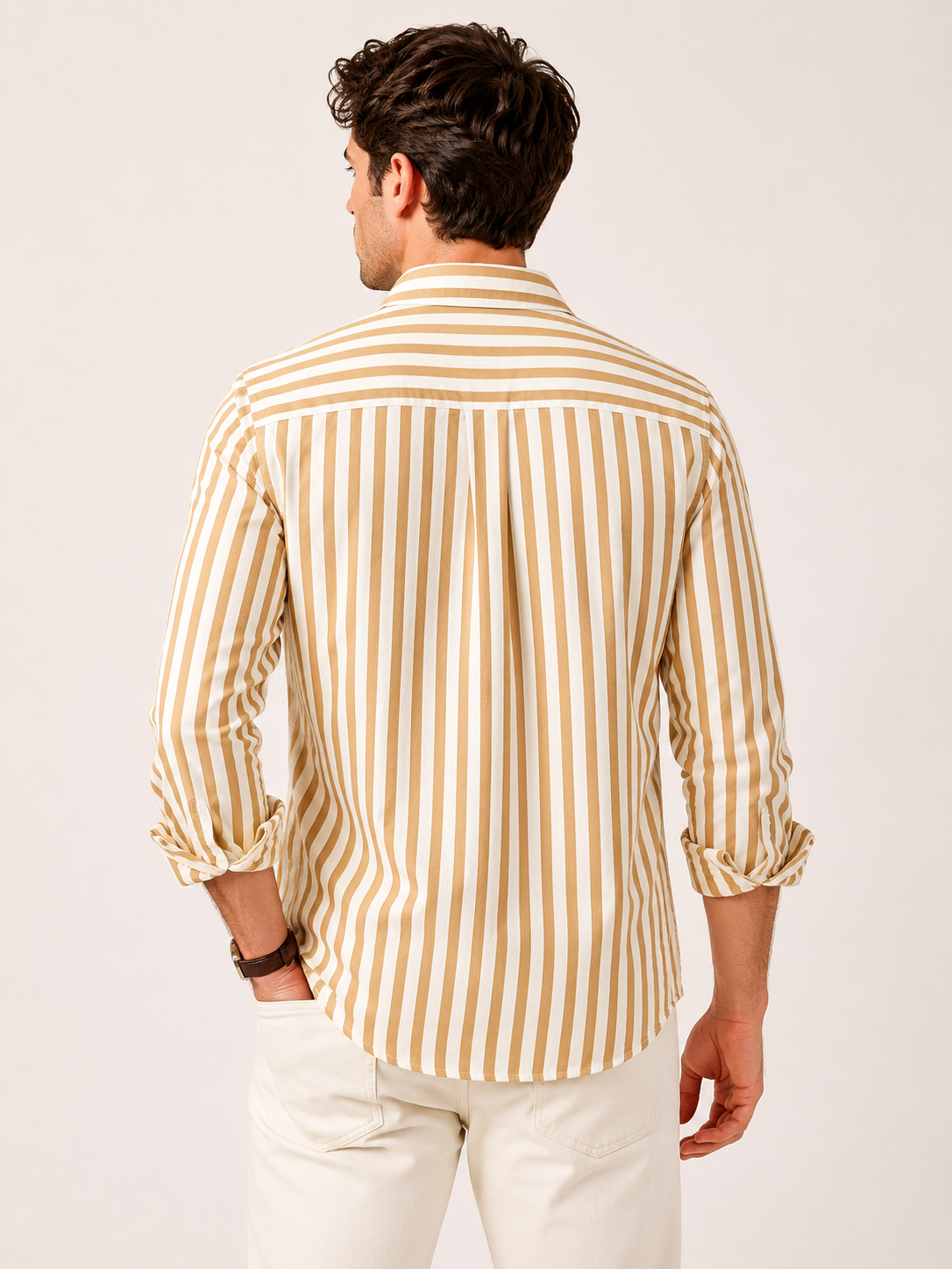 Camisa hombre rayas relaxed fit primavera verano estilo atemporal – Gerhard