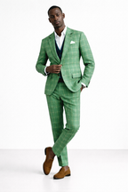 Traje elegante para hombre cruzado de ajuste slim - Oriven