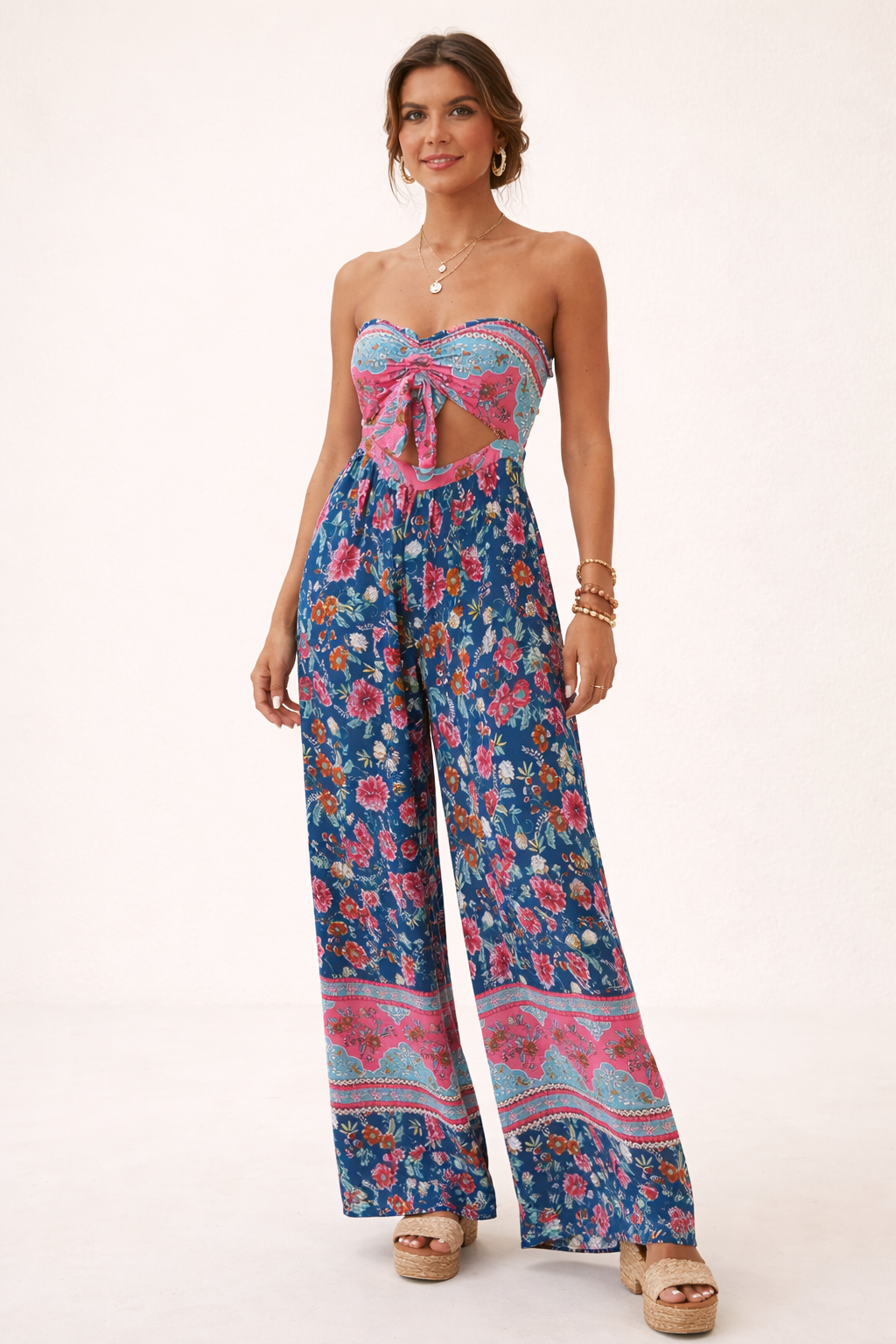 Mono con estampado floral para playa para mujer - Ottilie