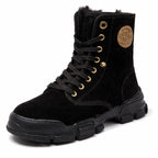 Botines de caña media para mujer afelpados - Rikke