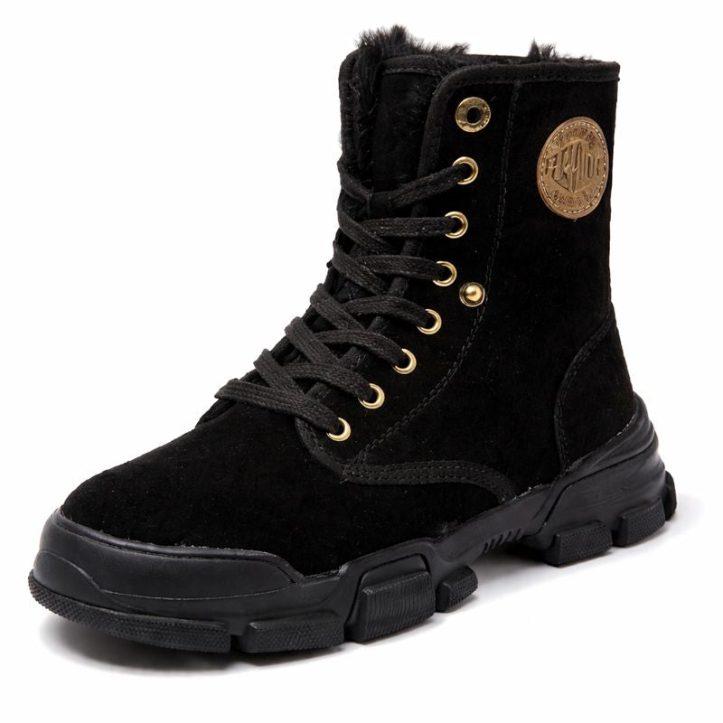 Botines de caña media para mujer afelpados - Rikke