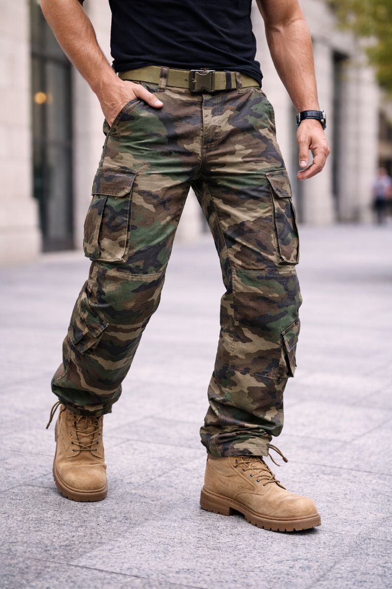Pantalones tácticos para hombre camuflados - Ulrik