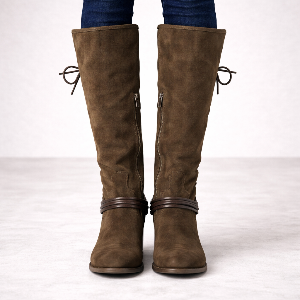 Botas altas para mujer acordonadas - Sheryl