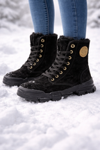 Botines de caña media para mujer afelpados - Rikke