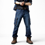 Pantalones cargo para hombre amplios - Hakon