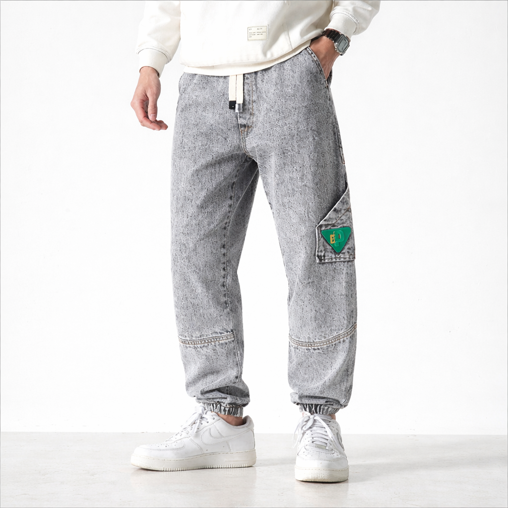 Pantalones tipo jogger para hombre afinado - Eirvik
