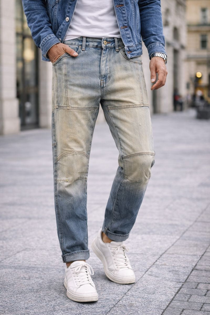 Pantalones vaqueros patchwork - Sverker