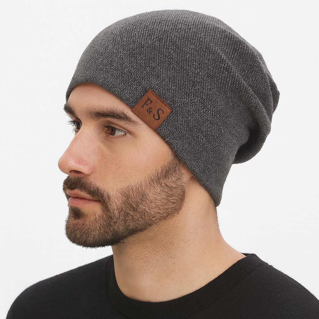 Gorro unisex tejido efecto punto suave - Naven