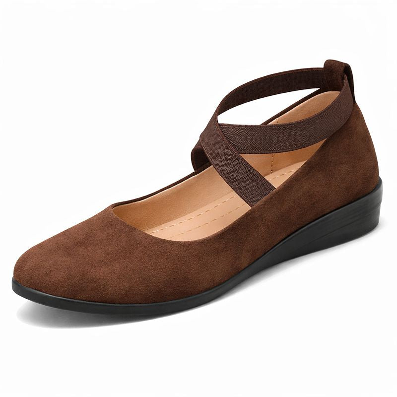 Zapatos tipo ballerinas para mujer con tiras cruzadas - Xandra