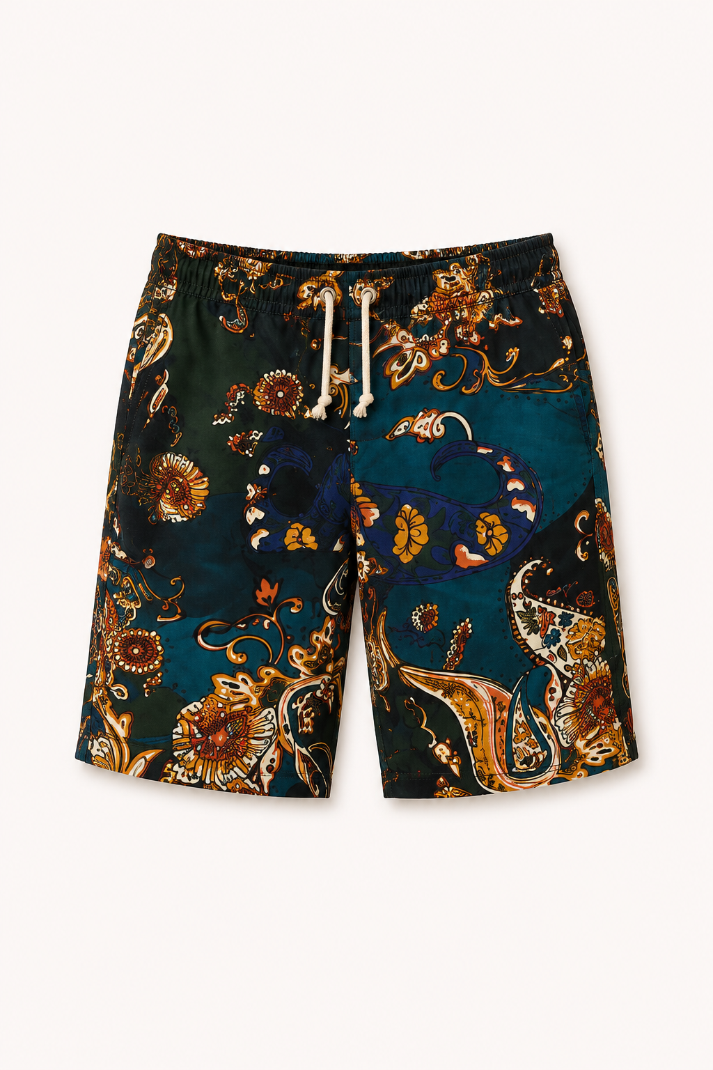 Short estampado hombre cintura ajustable largo rodilla – Hugo