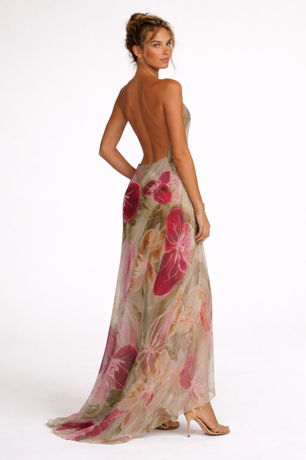Vestido maxi tirantes finos para mujer - Samantha
