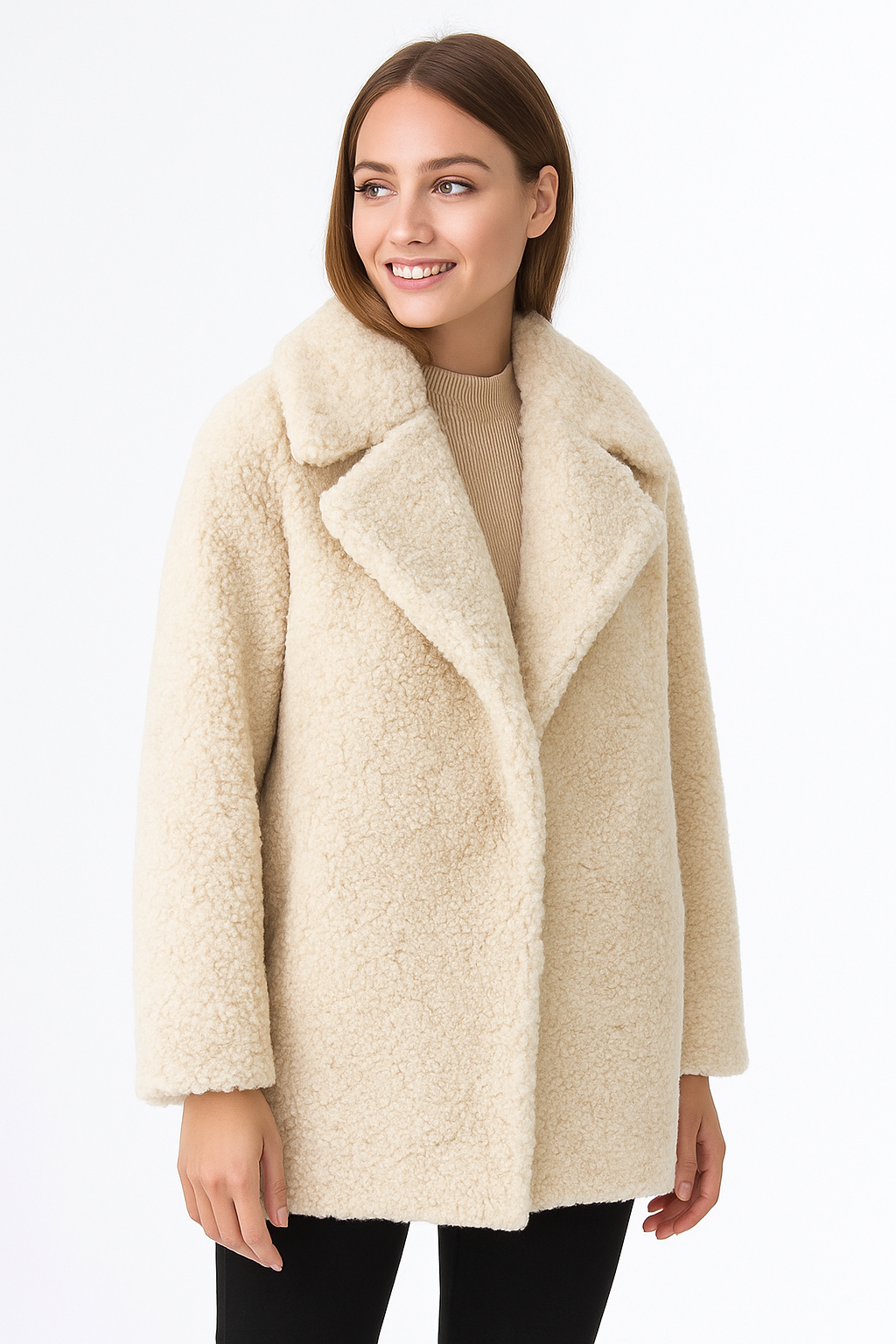 Abrigo teddy para mujer - Arwena