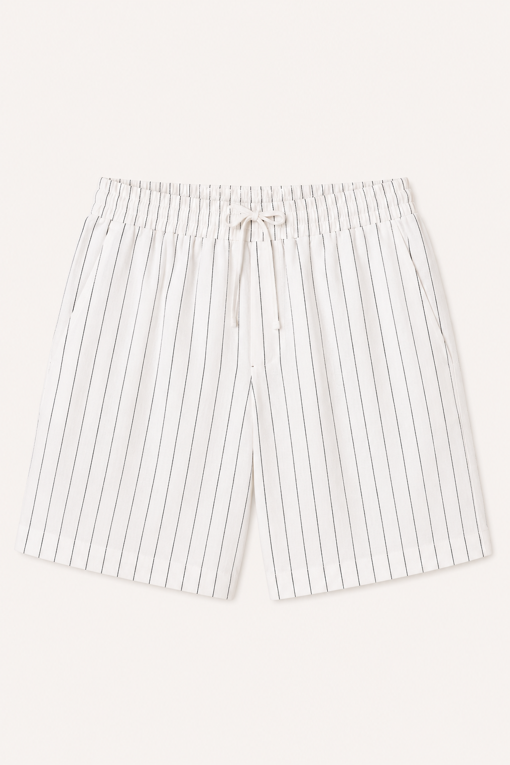 Short casual lino hombre cintura elástica cordón bolsillos laterales – Levin