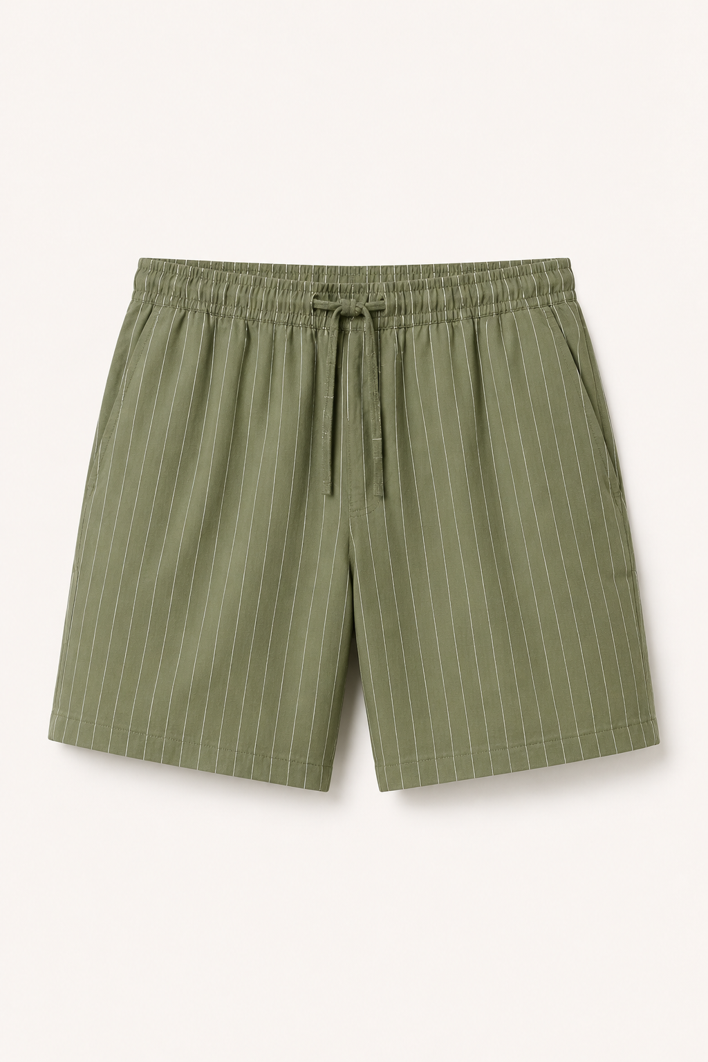Short casual lino hombre cintura elástica cordón bolsillos laterales – Levin