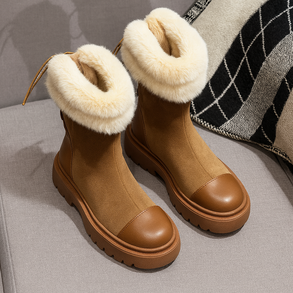 Botas para mujer efecto ante invierno - Yalinne
