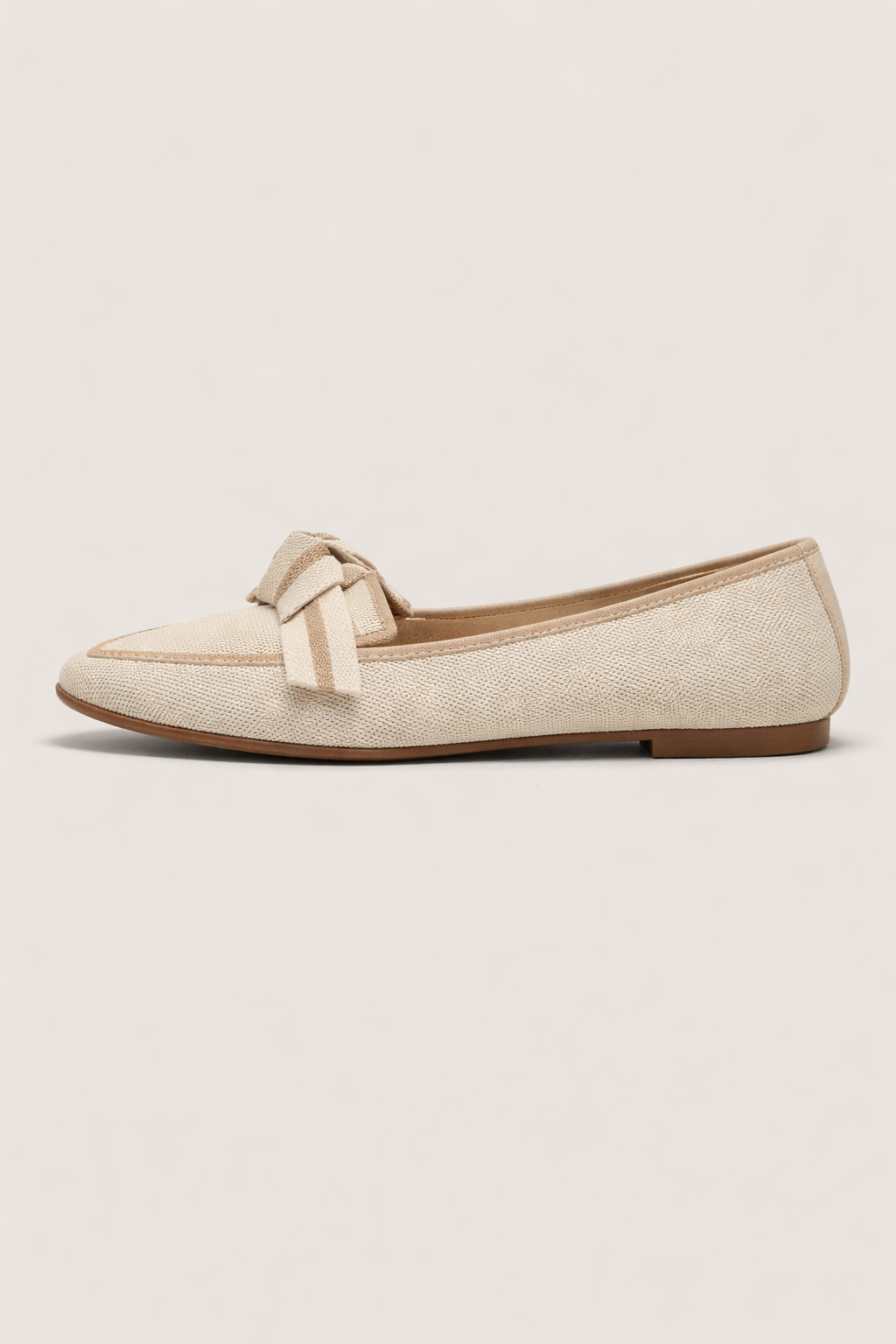 Zapatos planos tejidos con lazo para mujer - Selena