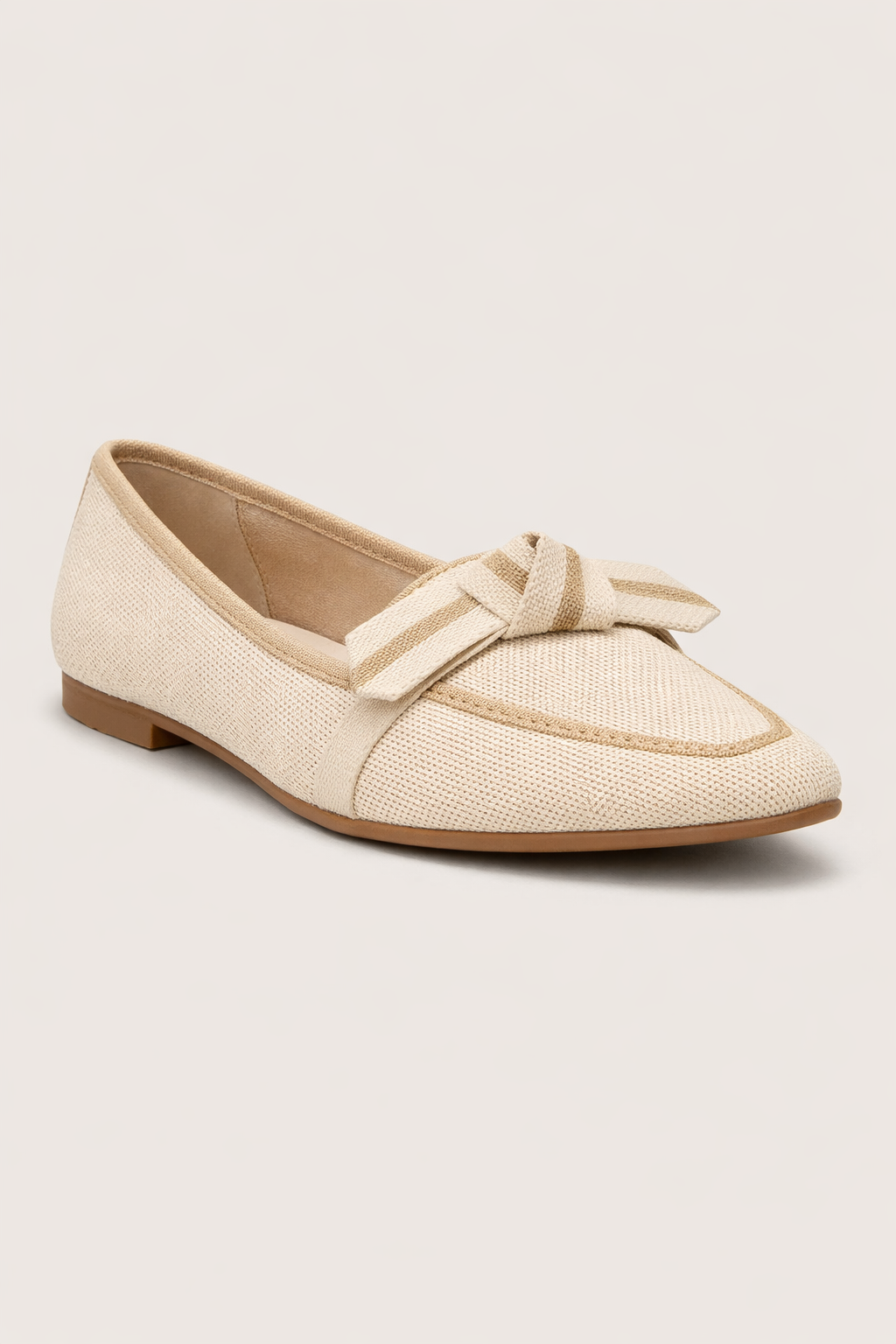 Zapatos planos tejidos con lazo para mujer - Selena