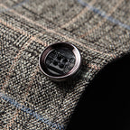 Blazer hombre clásico corte entallado material transpirable elegante oficina - Aurelio