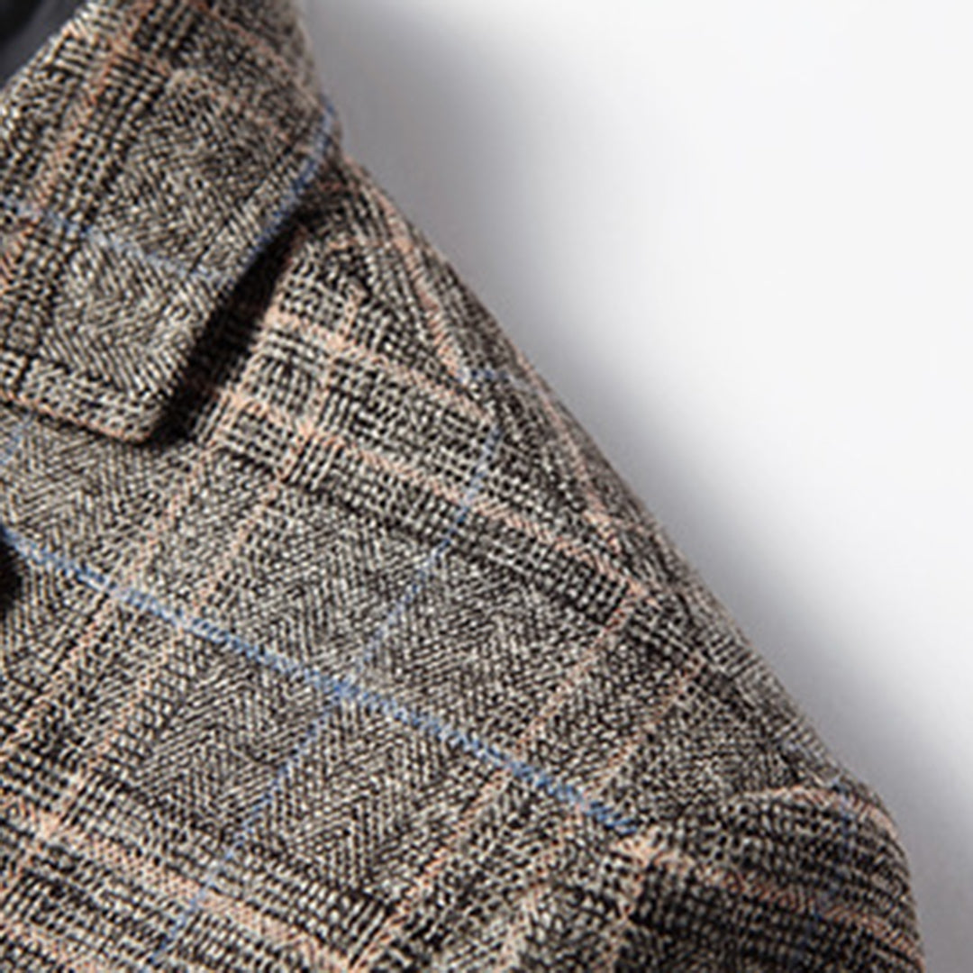 Blazer hombre clásico corte entallado material transpirable elegante oficina - Aurelio
