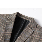 Blazer hombre clásico corte entallado material transpirable elegante oficina - Aurelio
