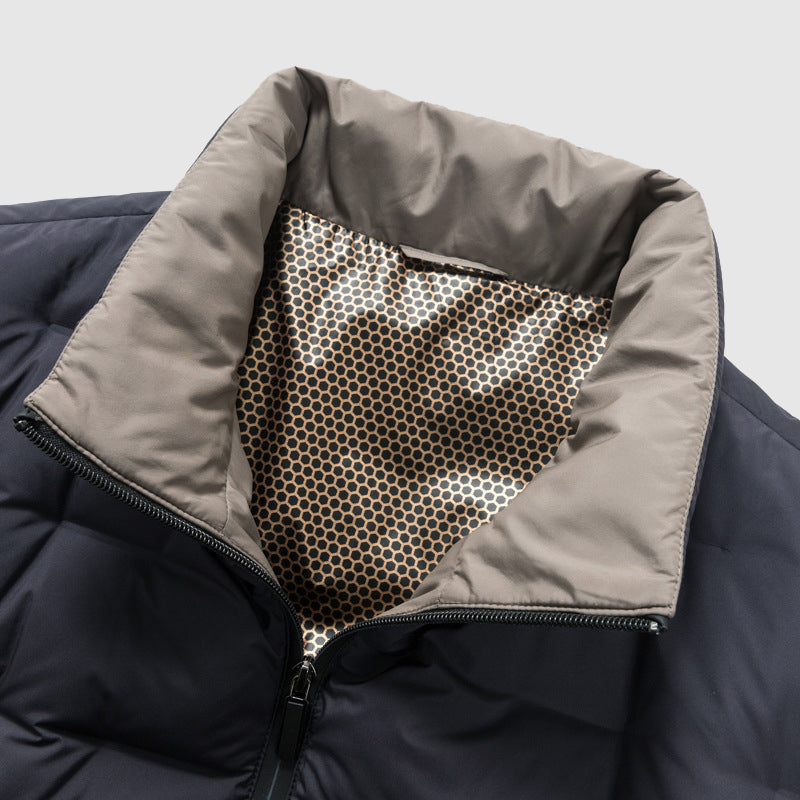Chaqueta plumón hombre cálida relleno premium ajuste favorecedor cortaviento - Anders