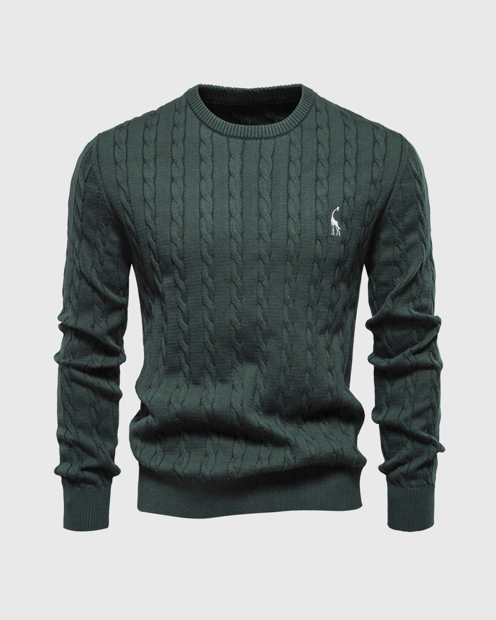 Suéter para hombre tejido de punto trenzado - Lioren
