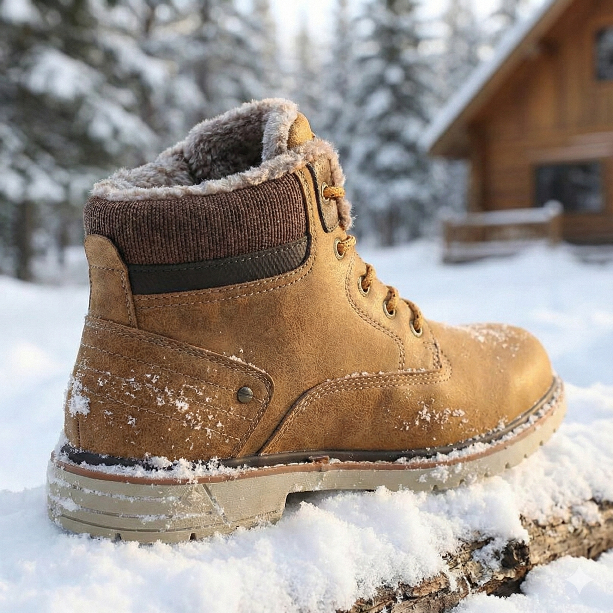Botas de invierno para hombre con forro térmico y suela robusta - Karsen