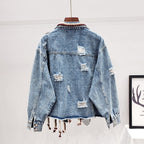 Coachella - Chaqueta vaquera con borlas
