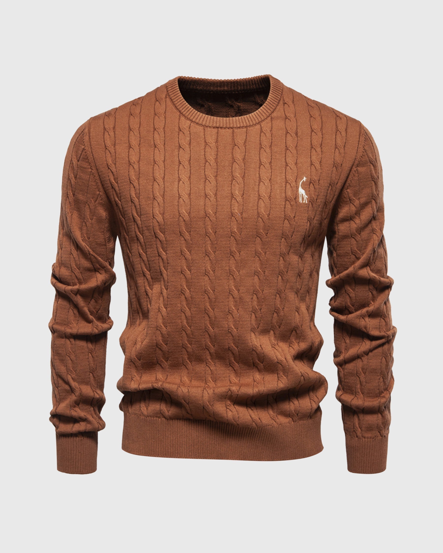Suéter para hombre tejido de punto trenzado - Lioren
