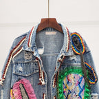 Coachella - Chaqueta vaquera con borlas