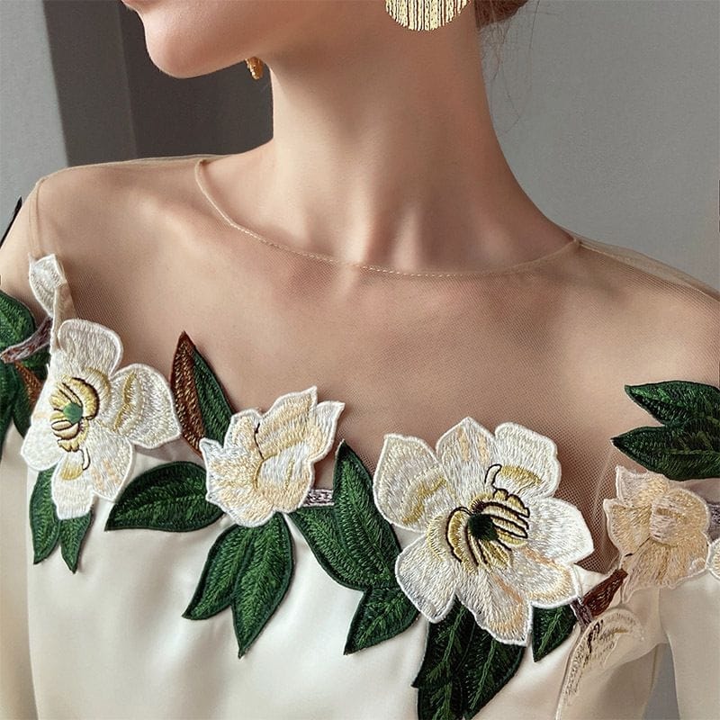 Bonnie - Blusa con estampado floral